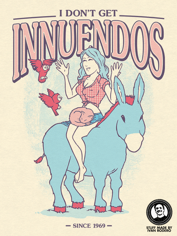 I never find the double meaning, an illustration by Ivan Rodero