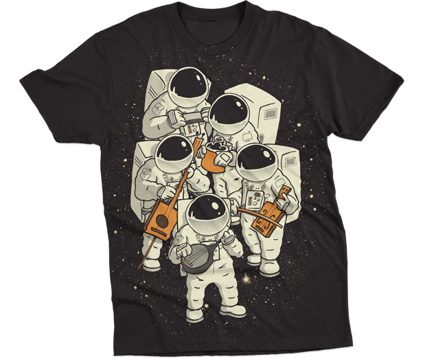 Space Jamboree T-shirt by Ivan Rodero